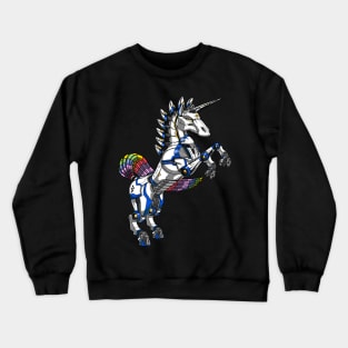 Unicorn Robot Crewneck Sweatshirt